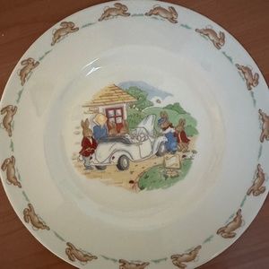 Royal Doulton Bunnykins English Fine Bone China Small Plate 8" NWOT